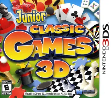 Junior Classic Games 3D (Usa) box cover front
